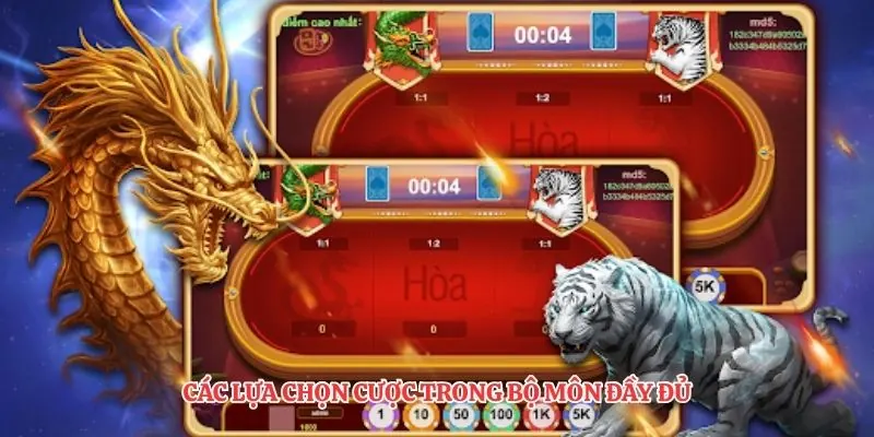 Các lựa chọn cược trong bộ môn đầy đủ
