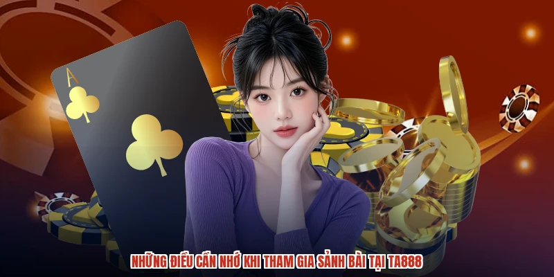 Những điều cần nhớ khi tham gia sảnh bài tại TA888