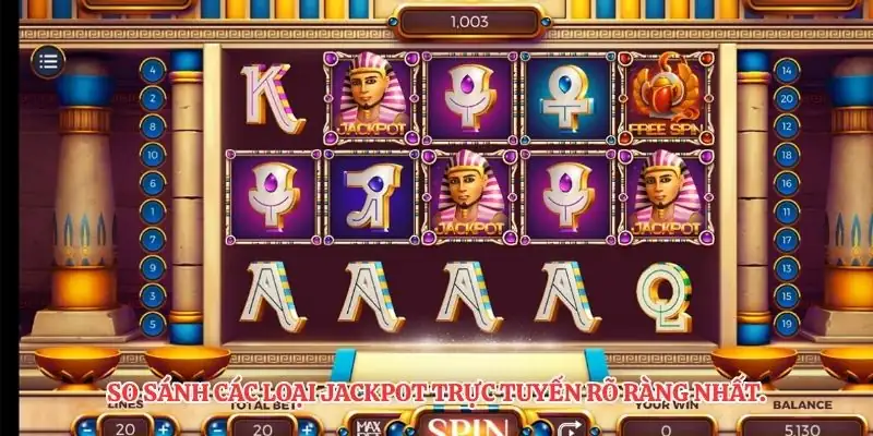 So sánh các loại jackpot trực tuyến rõ ràng nhất.